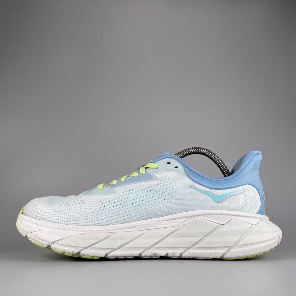 Hoka One One Arahi 7 Womens Size 10.5 B Blue White Athletic Running Shoe Sneaker - Picture 7 of 9